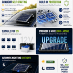 7.5W Solar Battery Trickle Charger 12V Kit4